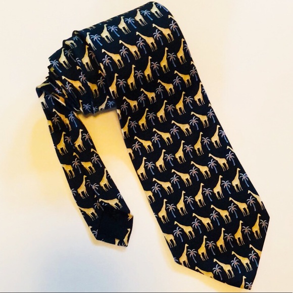 Brooks Brothers Other - Brooks Brothers 346 Silk Giraffe and Palm tree Tie